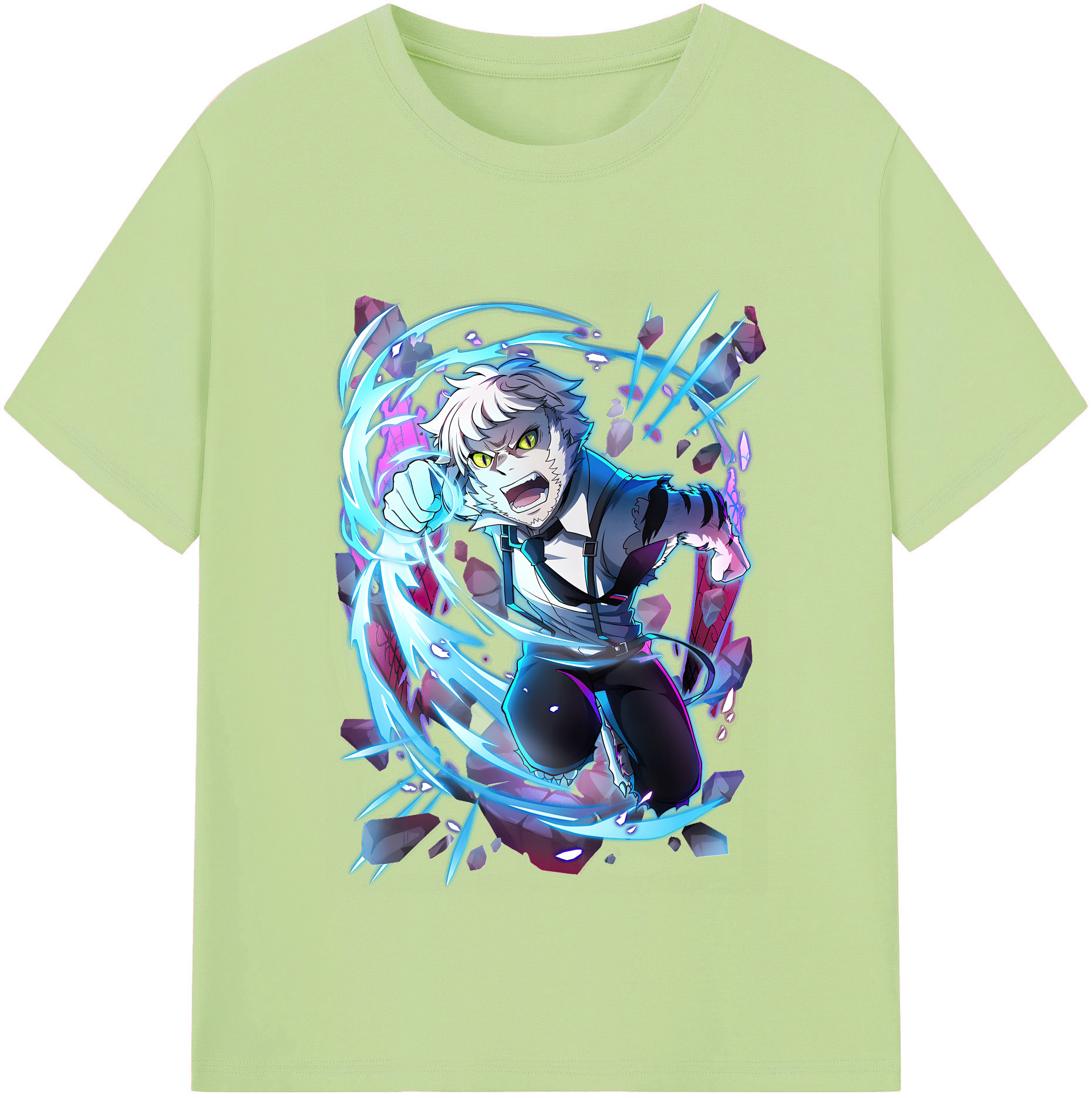 （画像用） 文豪ストレイドッグス Bungo Stray Dogs 綿100％半袖Tシャツ（フロントプリント）